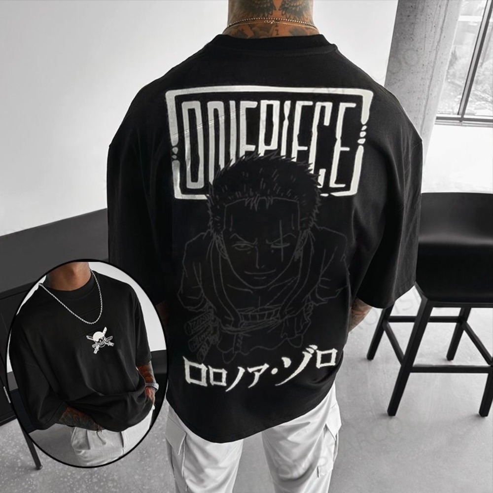 Kaus Pria One Piece Roronoa Zo - Summer Clothing Brands ulasan dan harga